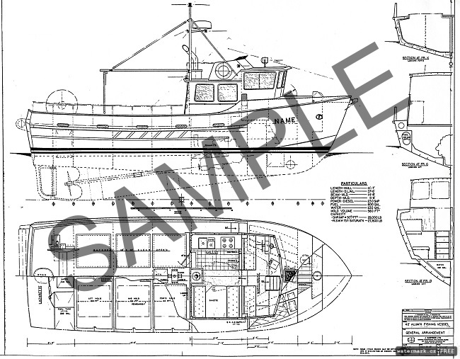Layout of the vessel